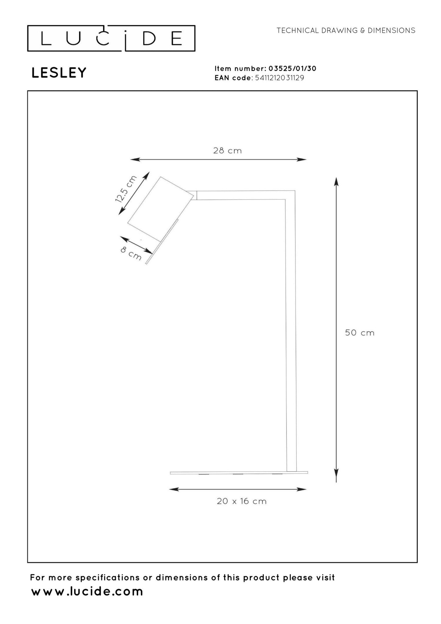 Bureaulamp Lesley zwart-goud GU10