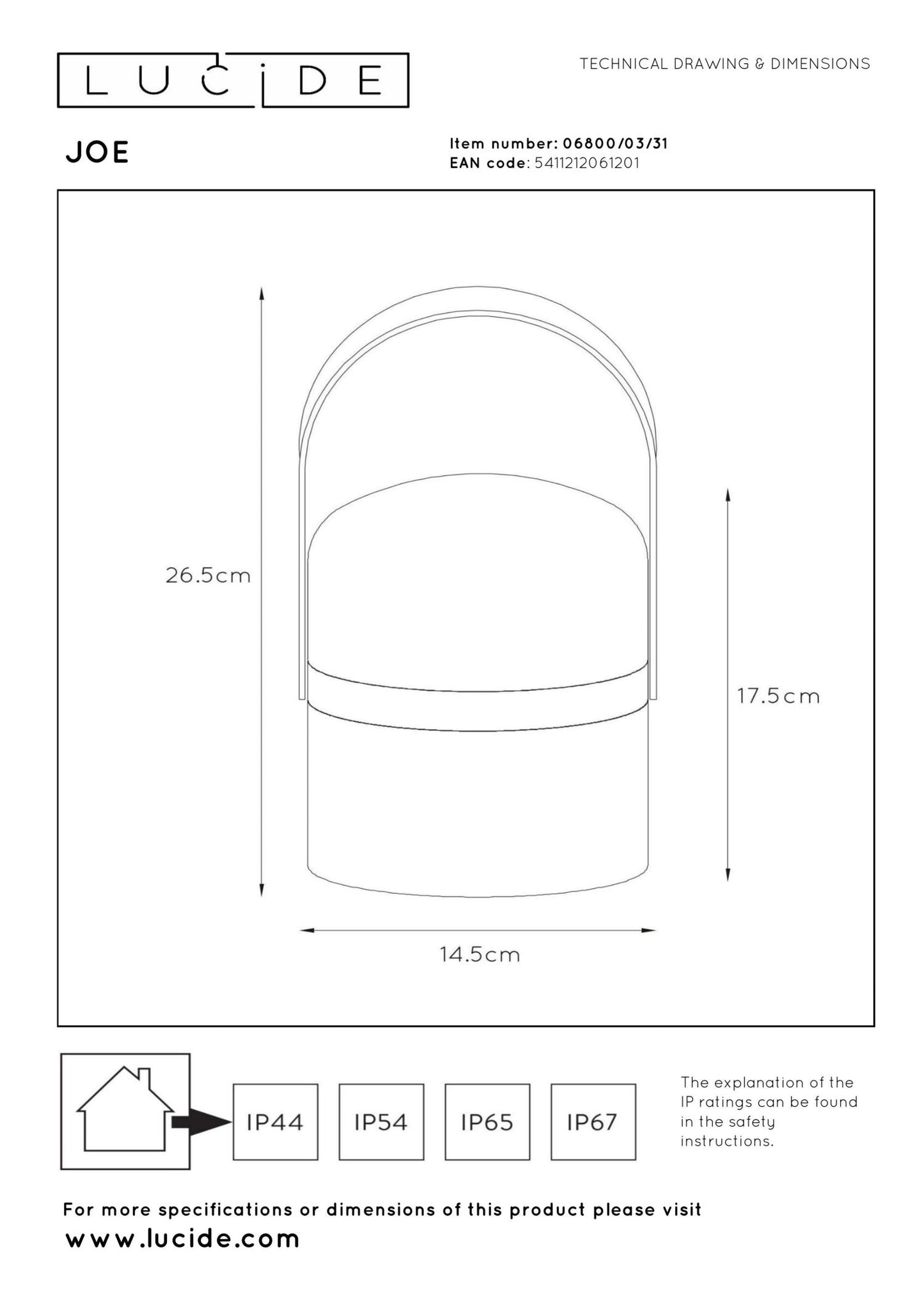 Tafellamp buiten oplaadbaar naturel
