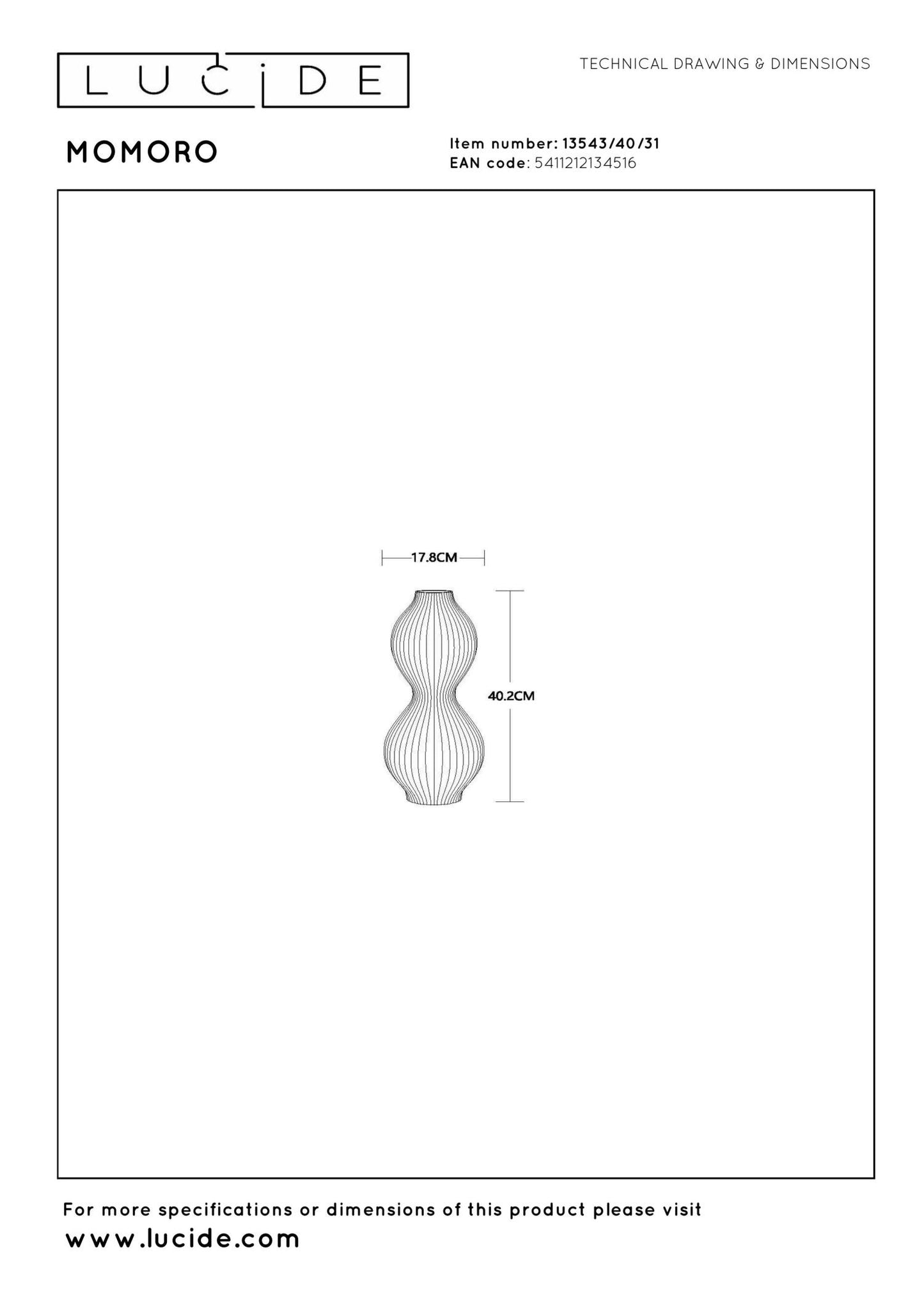 Tafellamp Momoro porselein E14