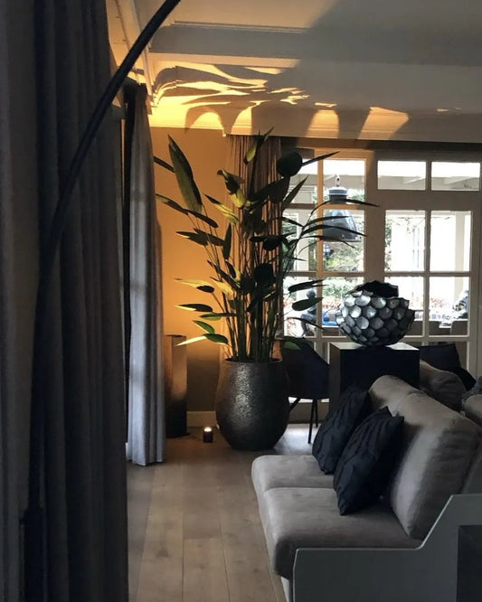 Grondspot zwart rond incl. LED 3-standen GU10