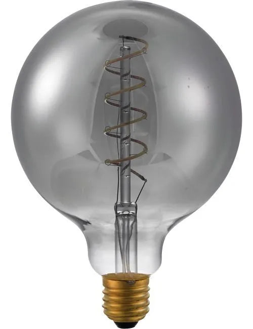 Highlight G125 smoke 6W E27 3-standen LED