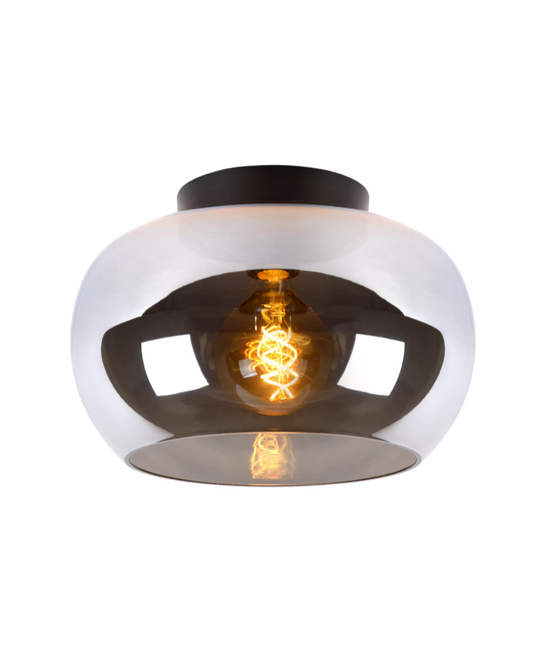 Plafondlamp Judi Smoke E27