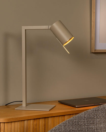 Bureaulamp Lesley zand GU10