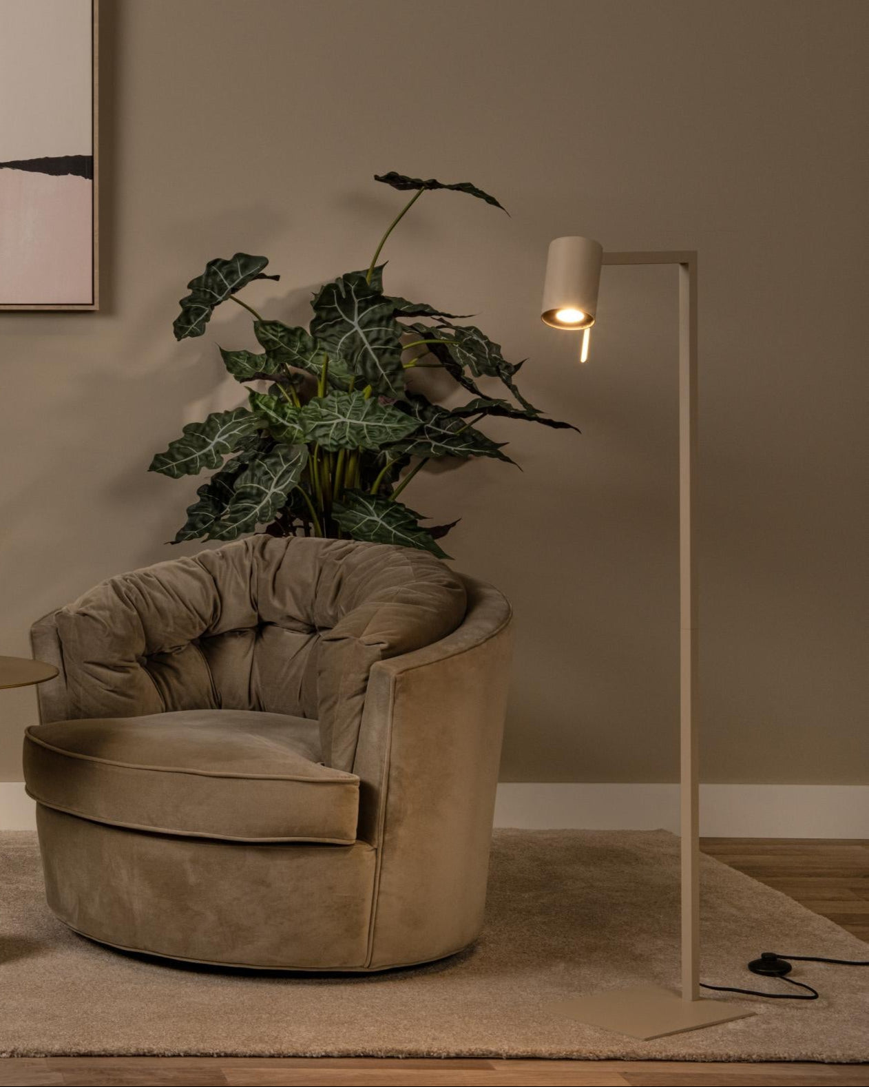 Leeslamp Lesley beige GU10