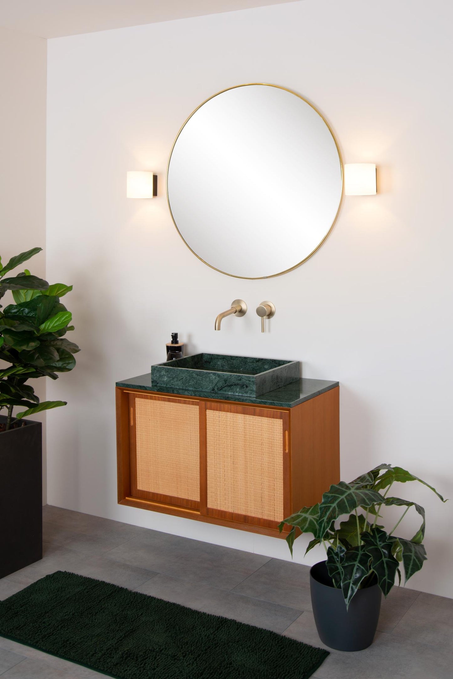 Wandlamp Jelte badkamer zwart G9