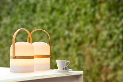 Tafellamp buiten oplaadbaar naturel