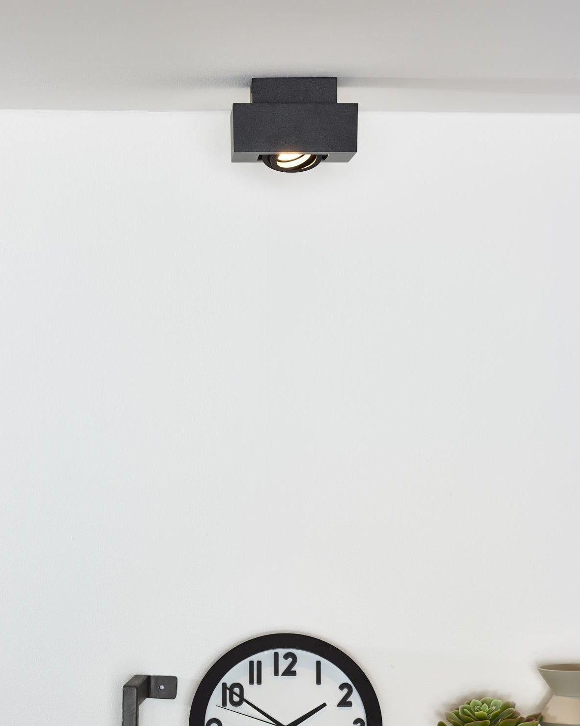 Plafondspot Xirax zwart incl. Led