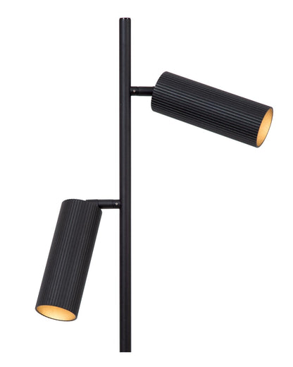 Vloerlamp Clubs zwart GU10