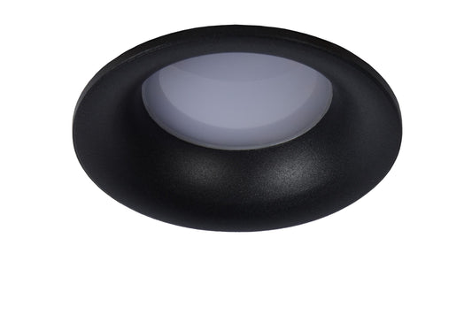 Inbouwspot IP44 rond zwart GU10