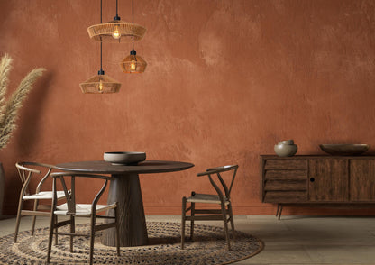 Hanglamp Yunkai naturel 3x E27