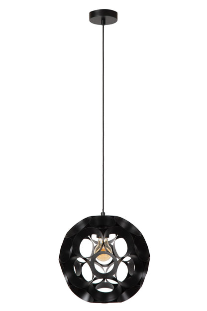 Hanglamp HANNELORE 30cm zwart E27