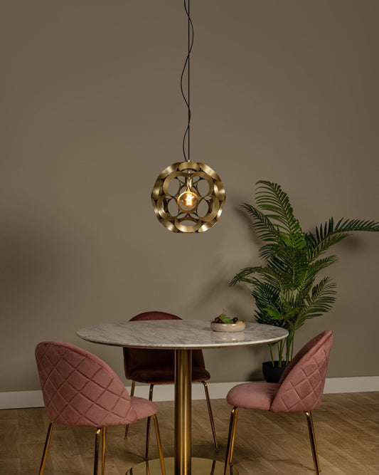 Hanglamp HANNELORE 40cm messing E27