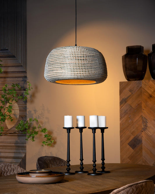 Hanglamp Maduka naturel E27