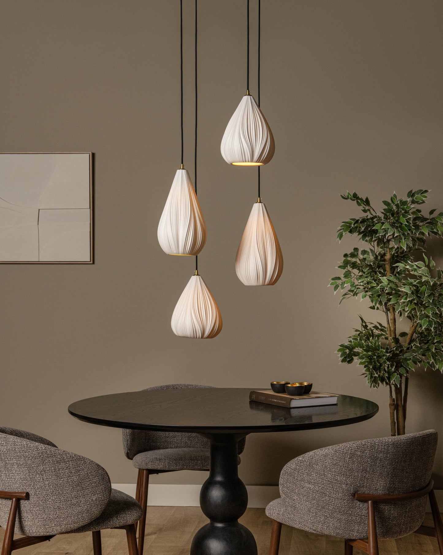 Hanglamp Cinzia porselein 4xE27