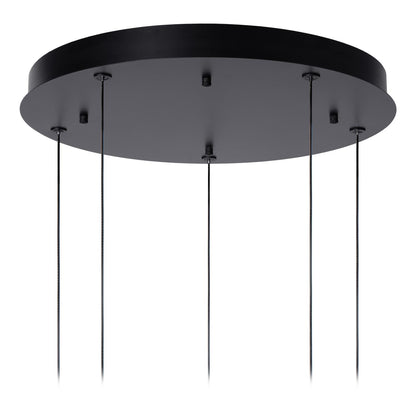 Hanglamp Gisela helder 5-lichts incl. LED