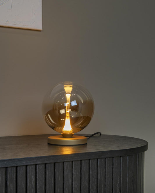 Tafellamp Gisela amber incl. LED