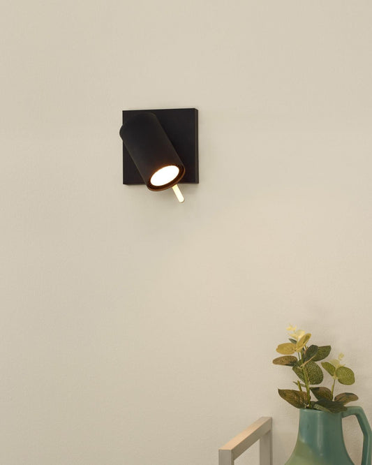 Plafondspot Grony zwart-goud incl. LED