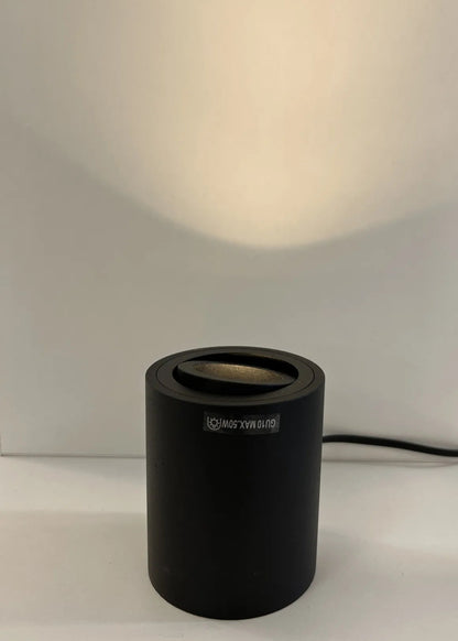 Grondspot zwart rond incl. LED 3-standen GU10