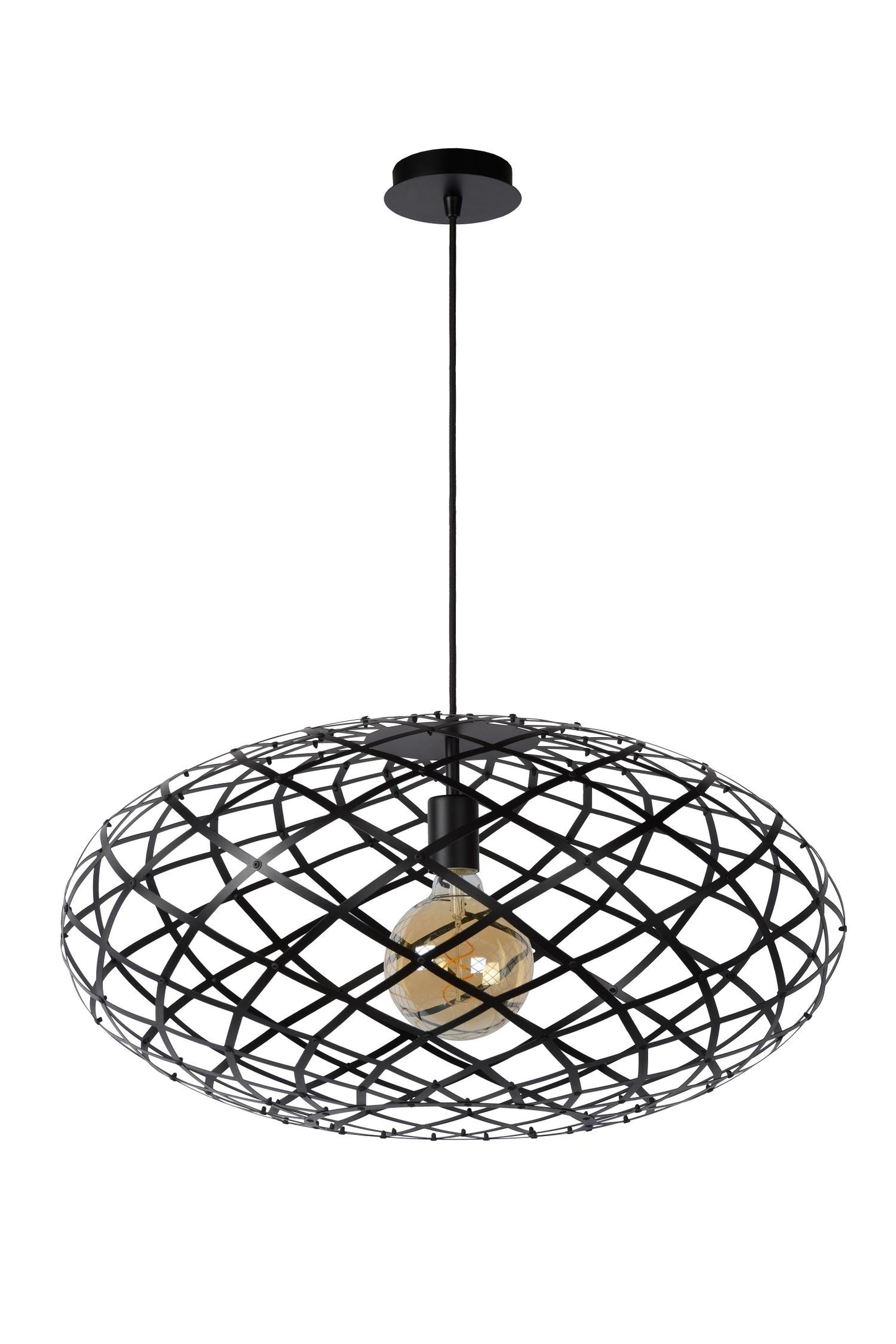 Hanglamp Wolfram zwart 65cm E27