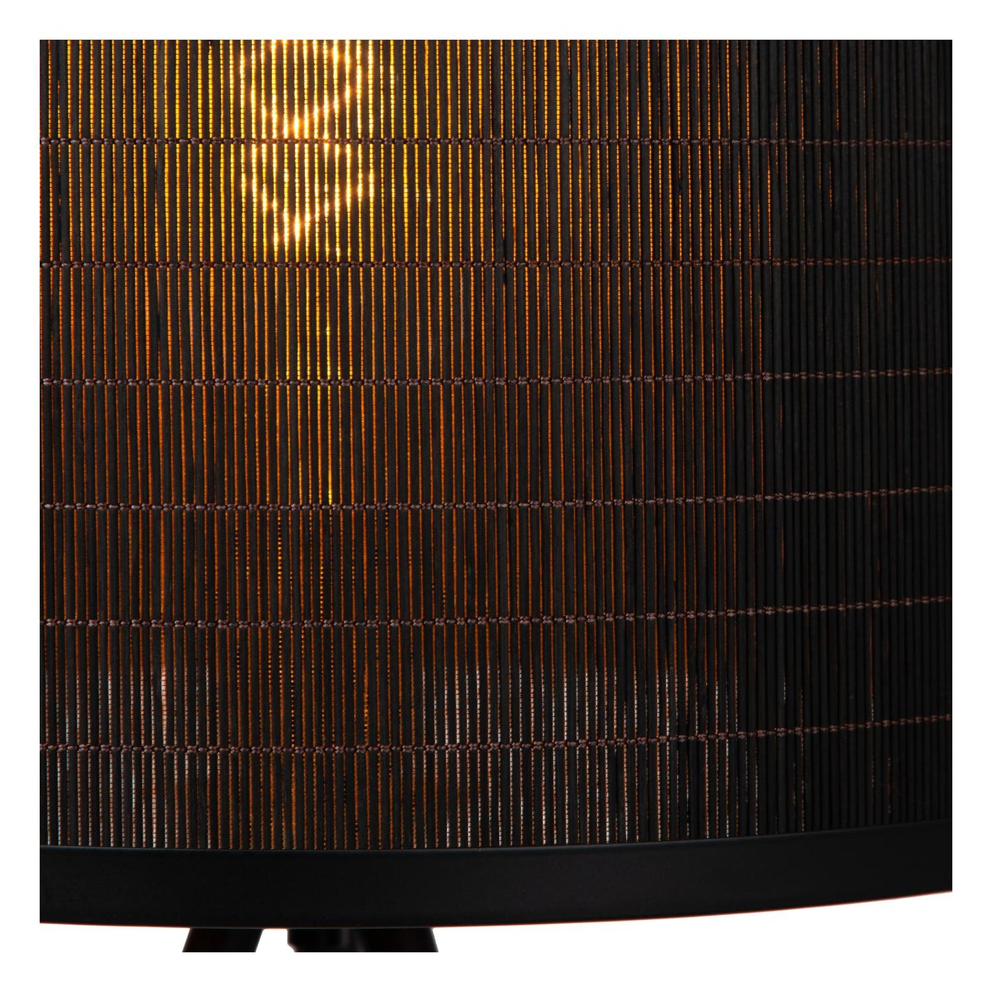 Vloerlamp Tagalog zwart incl. kap E27