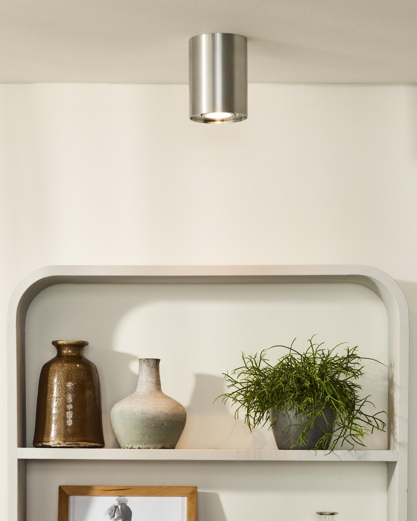 Plafondspot Tube rond aluminium GU10