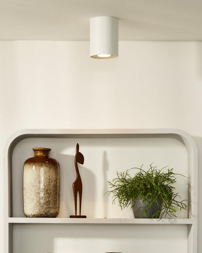 Plafondspot Tube rond wit GU10