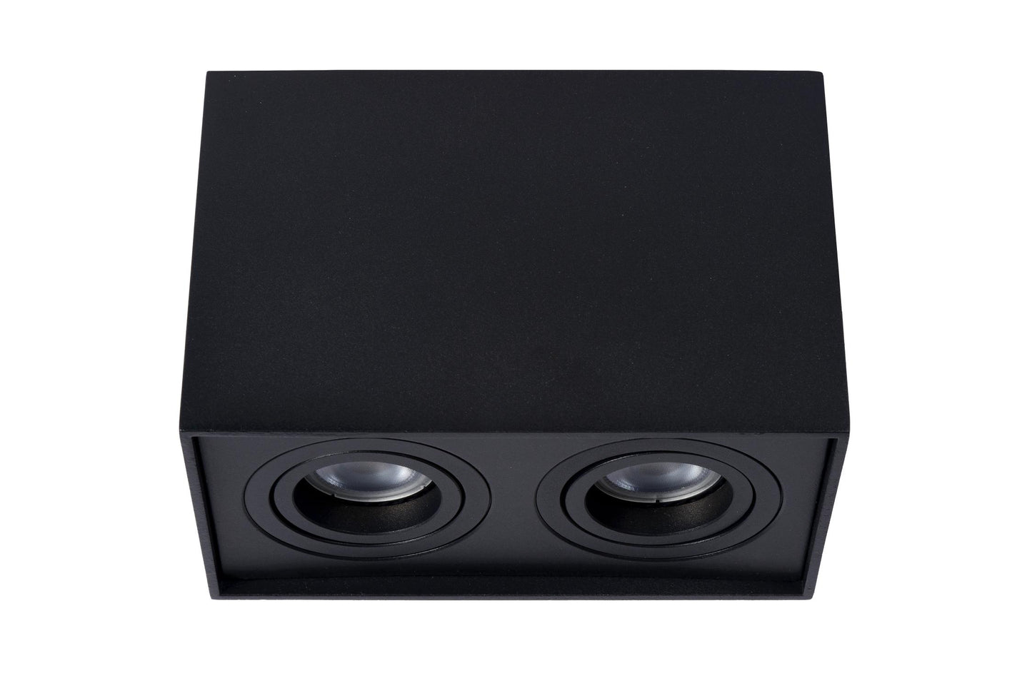 Plafondspot Tube zwart 2x GU10