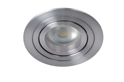 Inbouwspot rond aluminium