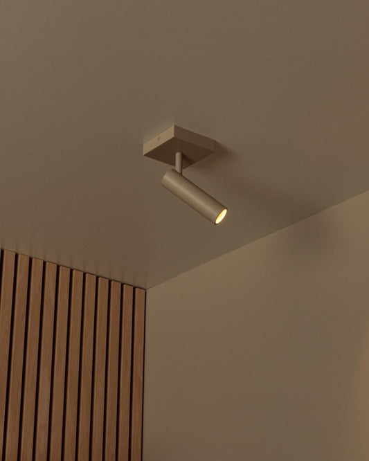 Plafondspot 1xGU10 Taupe