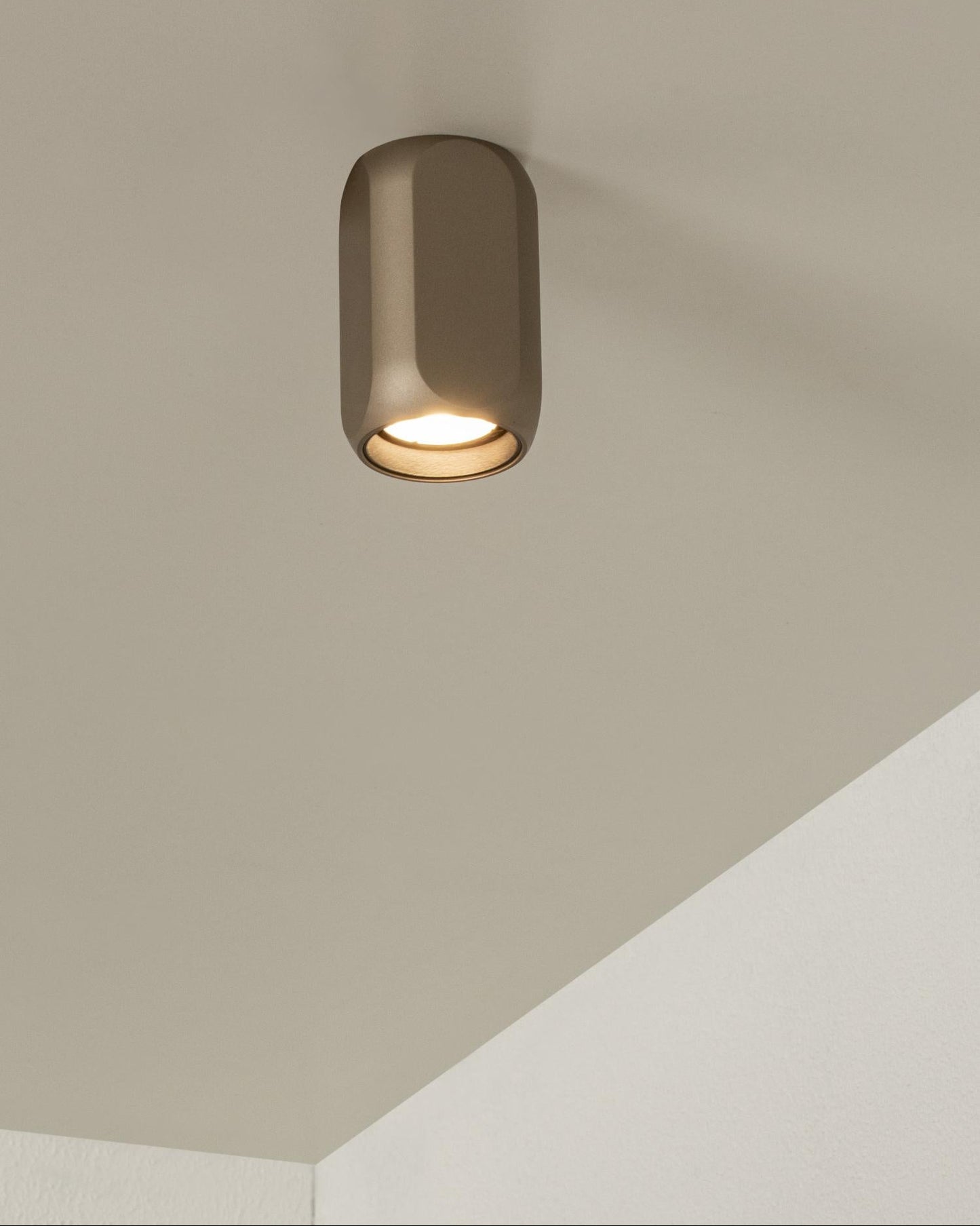 Lucide Premium BRAGA - Plafonnière - 1xGU10 - Koffie