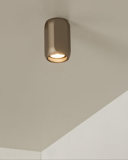 Lucide Premium BRAGA - Plafonnière - 1xGU10 - Koffie