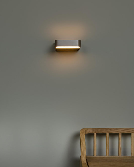 Wandlamp oplaadbaar Silvi brons incl. LED