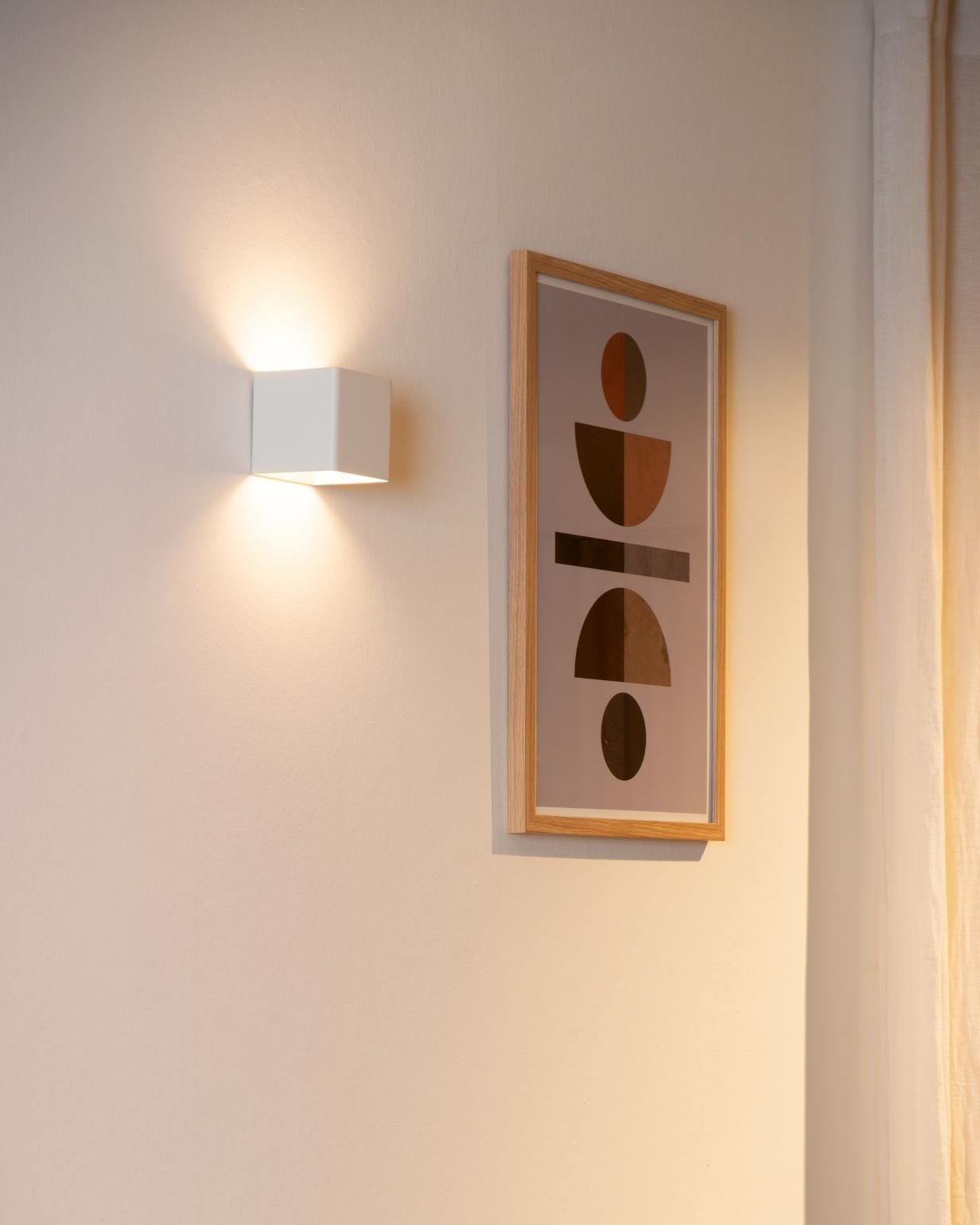 Wandlamp oplaadbaar binnen/buiten Vertigo wit incl. LED