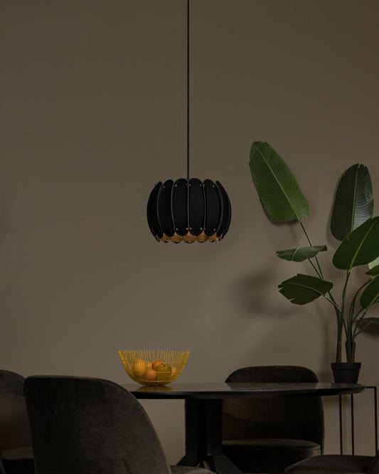 Hanglamp Spencer 30cm zwart E27