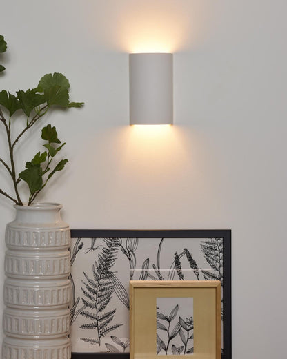 Wandlamp Gipsy overschilderbaar halfrond G9