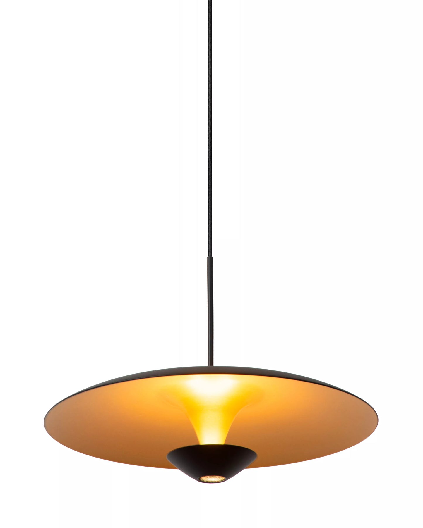 Hanglamp Kenneth 40cm zwart-goud