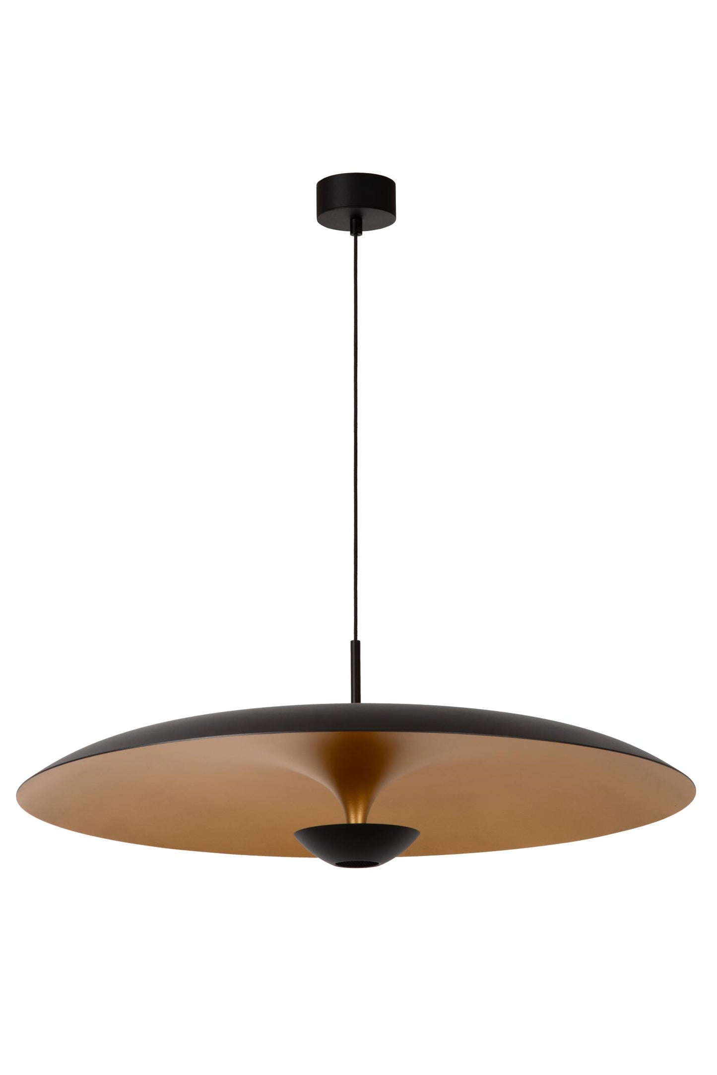 Hanglamp Kenneth 80cm zwart-goud
