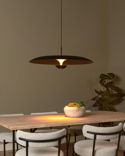 Hanglamp Kenneth 80cm zwart-goud