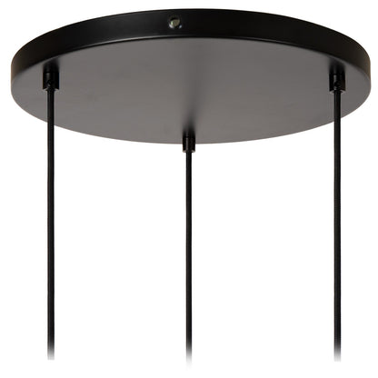 Hanglamp Monsaraz 3-lichts amber-groen 3xE27