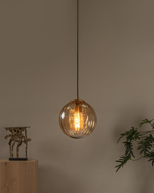 Hanglamp Monsaraz amber E27