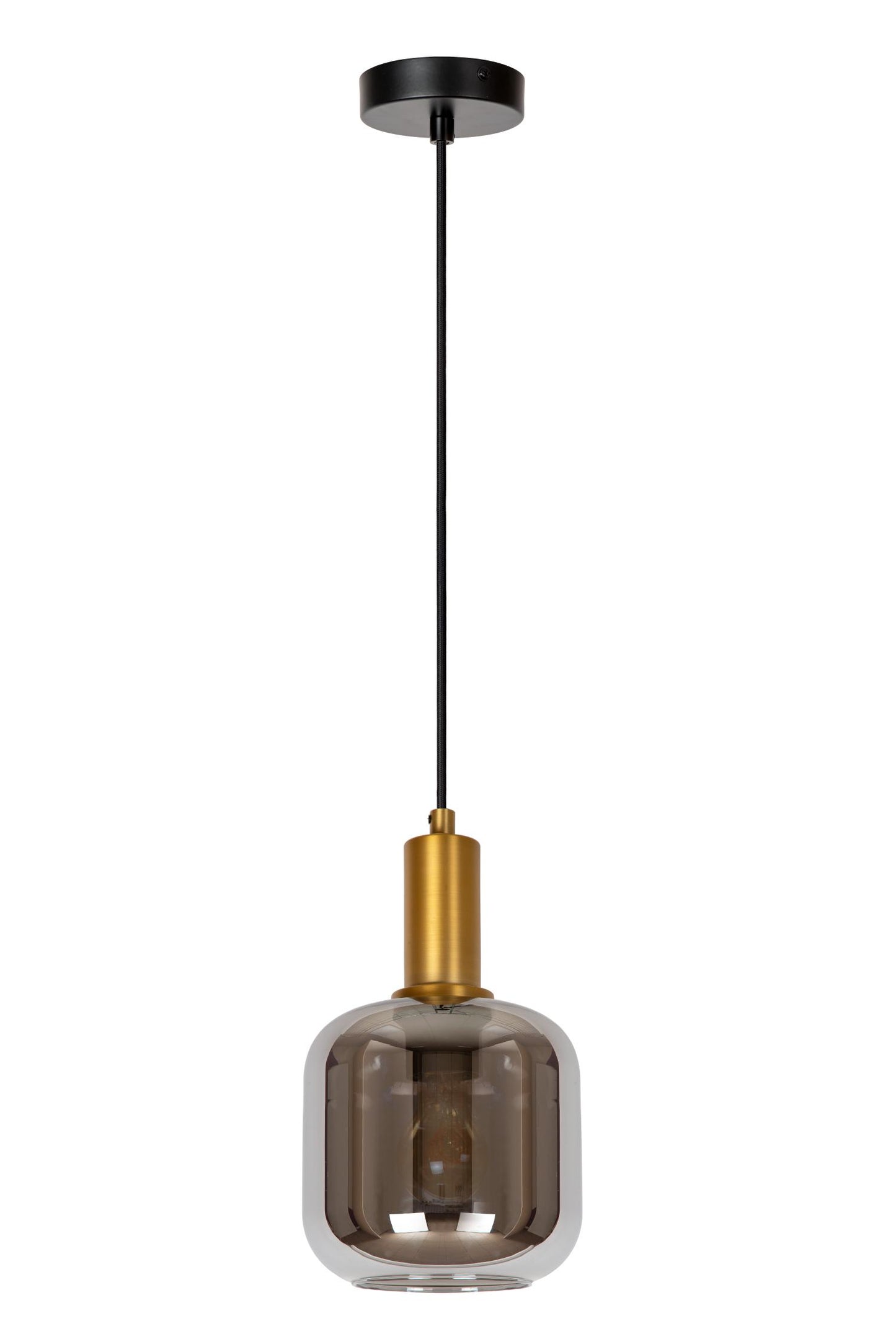 Hanglamp Joanet messing-smoke E27