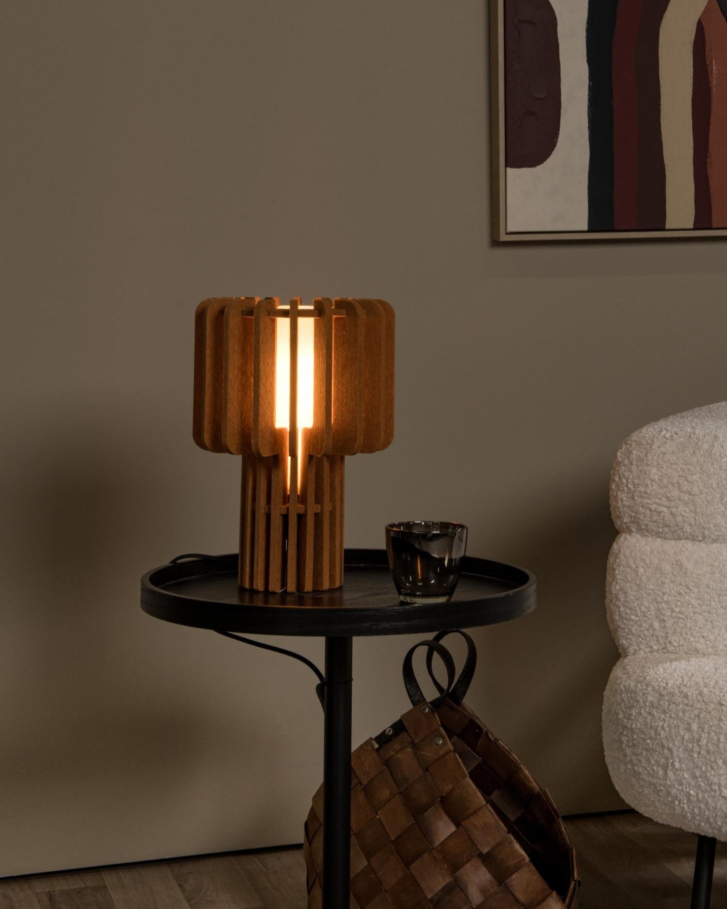 Tafellamp Rollo terra E27