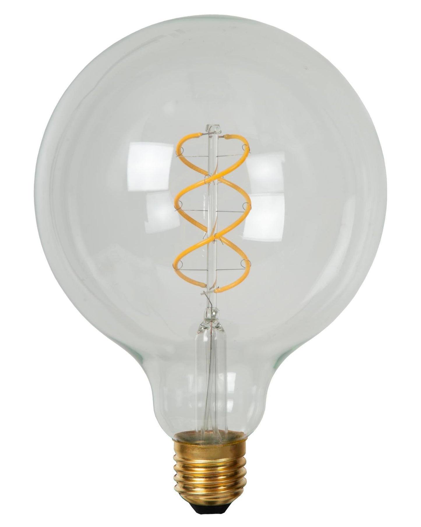 Lucide G125 clear 4,9W E27 dimbaar LED