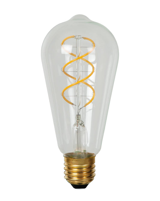 Lucide edison clear 4,9W E27 dimbaar LED