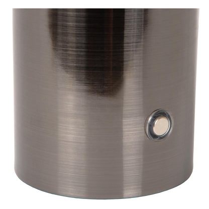 Tafellamp Vivo oplaadbaar zwart chroom