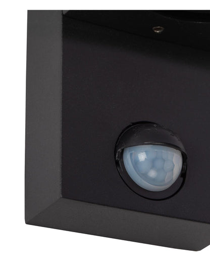Wandlamp buiten Zaro rond bewegingssensor 1xGU10