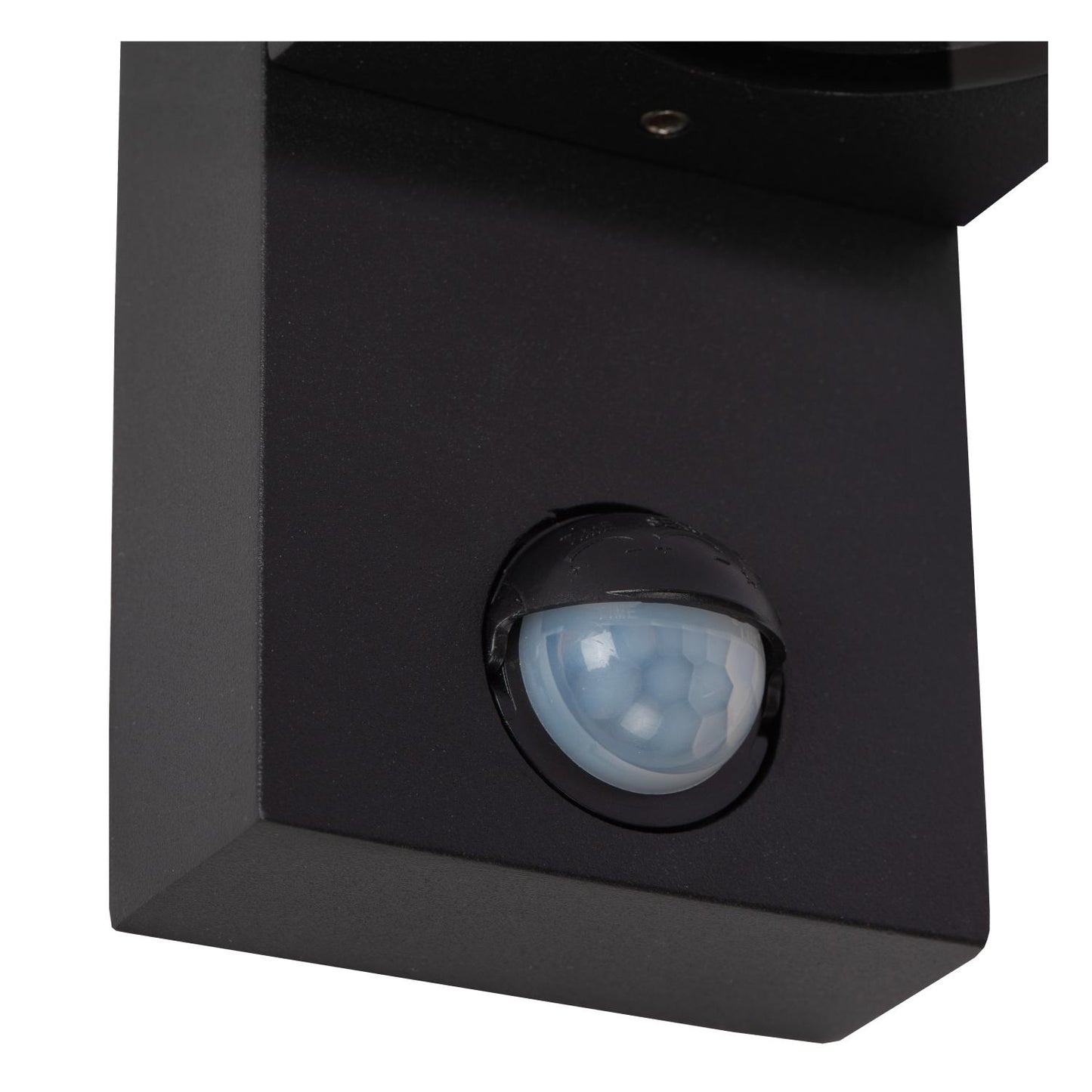 Wandlamp buiten Zaro rond bewegingssensor 2xGU10