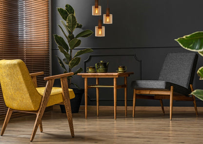 Hanglamp Toledo amber 3xE27