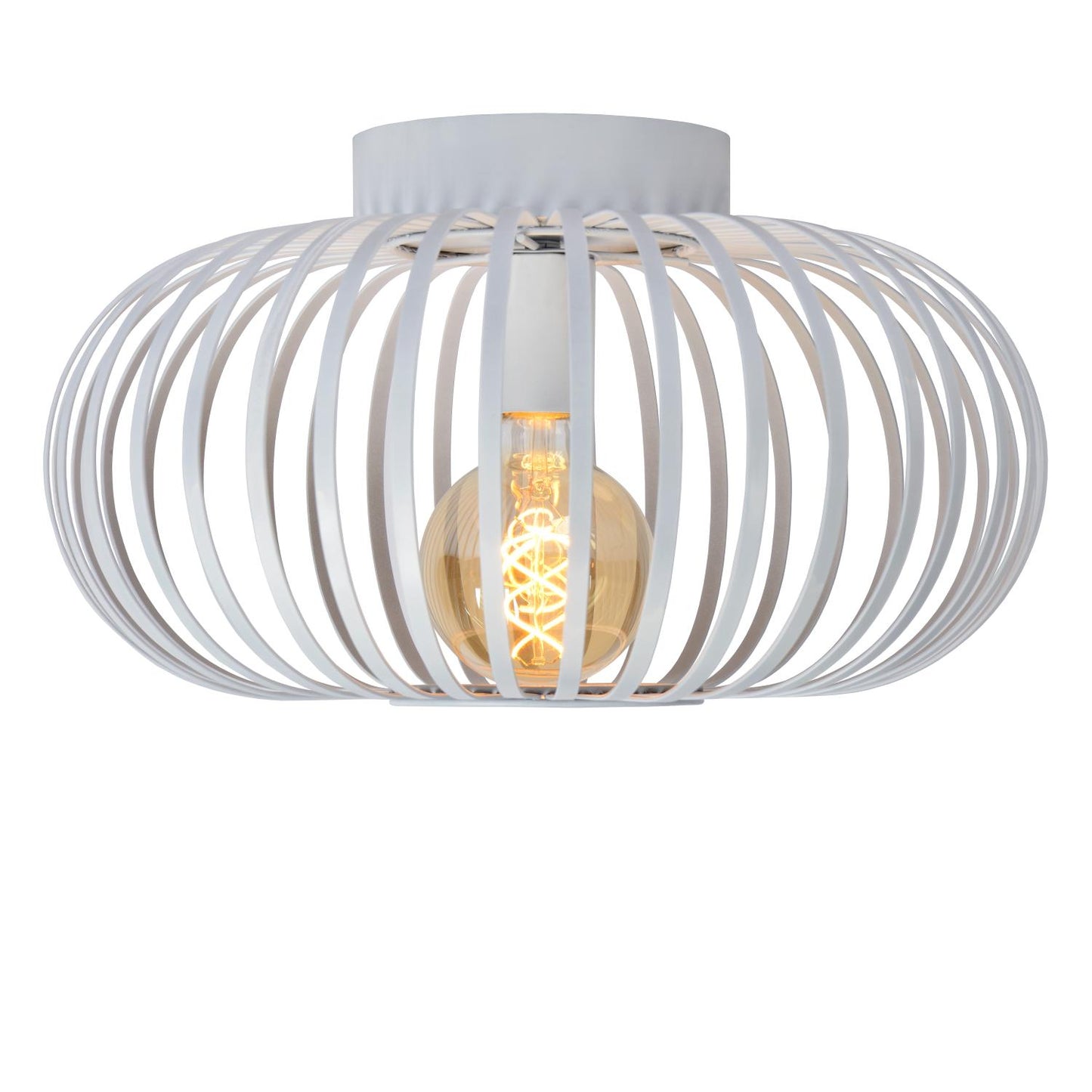Plafondlamp Manuela wit E27