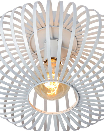 Plafondlamp Manuela wit E27